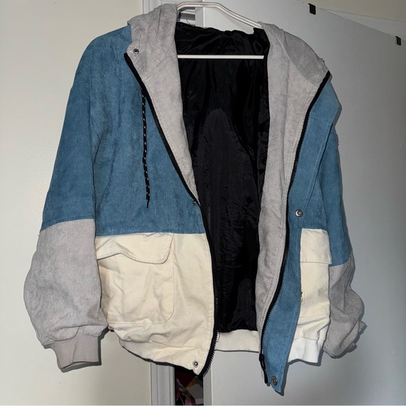 Corduroy Jacket Color Block - Picture 4 of 5